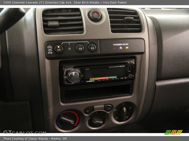 Silver Birch Metallic / Very Dark Pewter 2006 Chevrolet Colorado Z71 Extended Cab 4x4