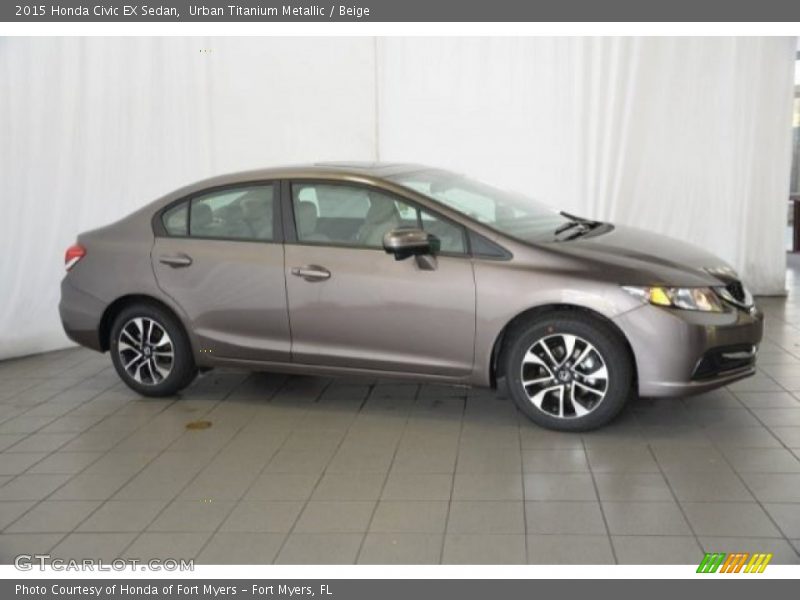  2015 Civic EX Sedan Urban Titanium Metallic