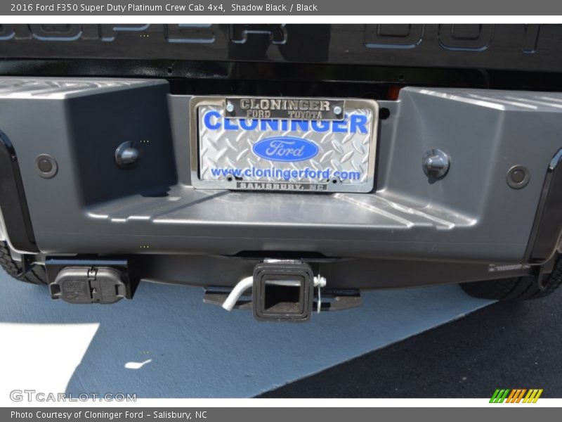 Shadow Black / Black 2016 Ford F350 Super Duty Platinum Crew Cab 4x4