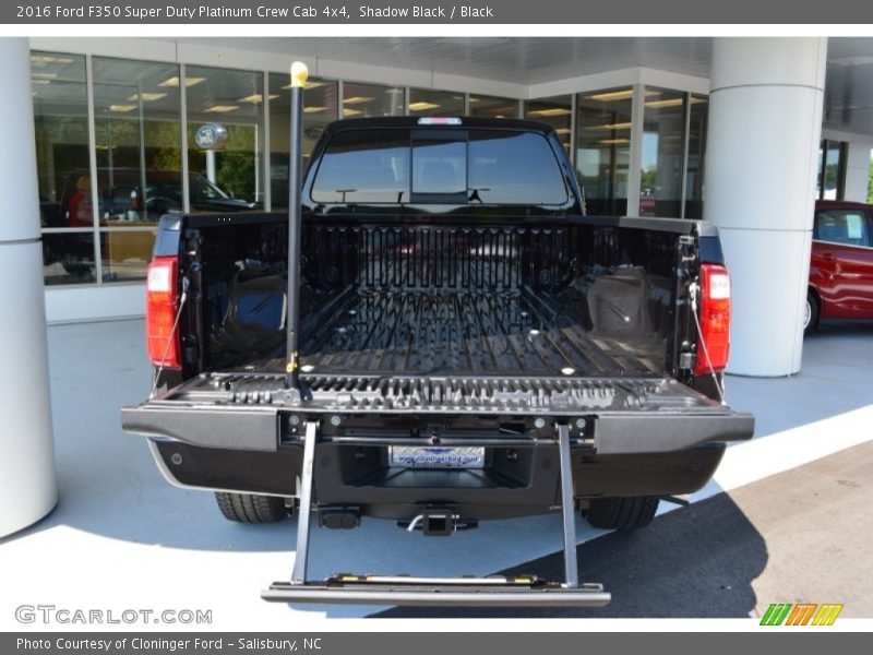 Shadow Black / Black 2016 Ford F350 Super Duty Platinum Crew Cab 4x4