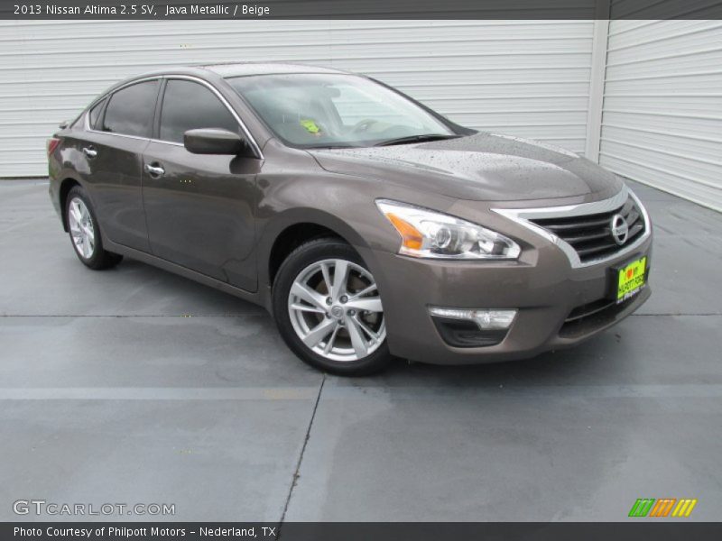 Java Metallic / Beige 2013 Nissan Altima 2.5 SV