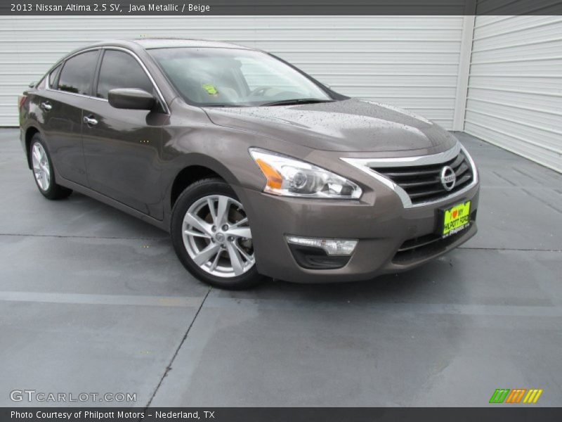 Java Metallic / Beige 2013 Nissan Altima 2.5 SV