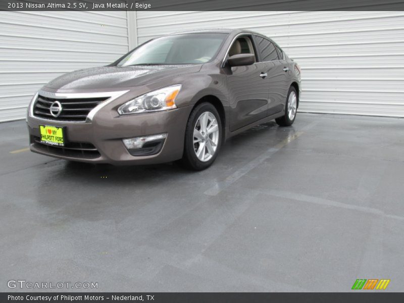Java Metallic / Beige 2013 Nissan Altima 2.5 SV