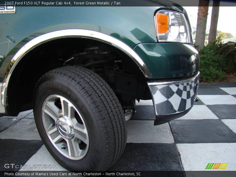 Forest Green Metallic / Tan 2007 Ford F150 XLT Regular Cab 4x4