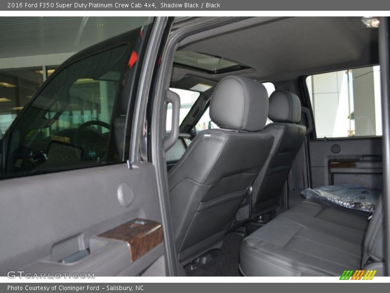 Rear Seat of 2016 F350 Super Duty Platinum Crew Cab 4x4