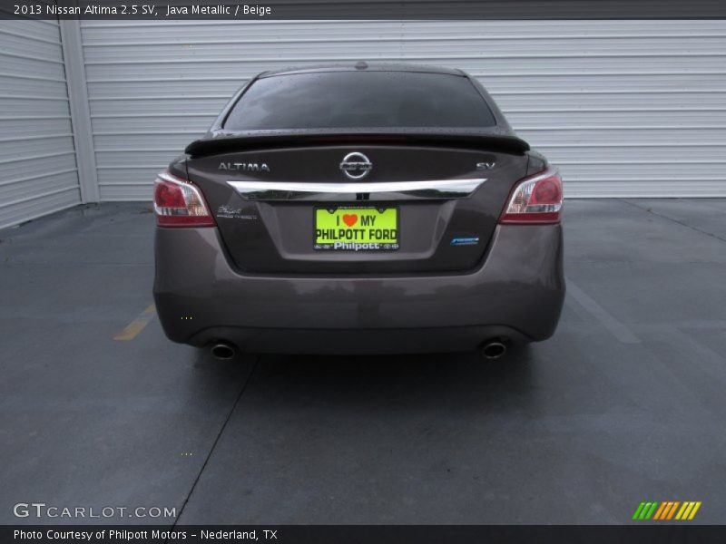 Java Metallic / Beige 2013 Nissan Altima 2.5 SV