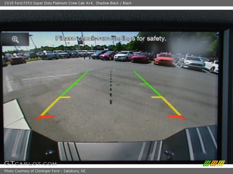 Shadow Black / Black 2016 Ford F350 Super Duty Platinum Crew Cab 4x4