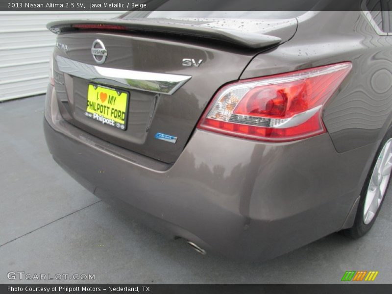 Java Metallic / Beige 2013 Nissan Altima 2.5 SV