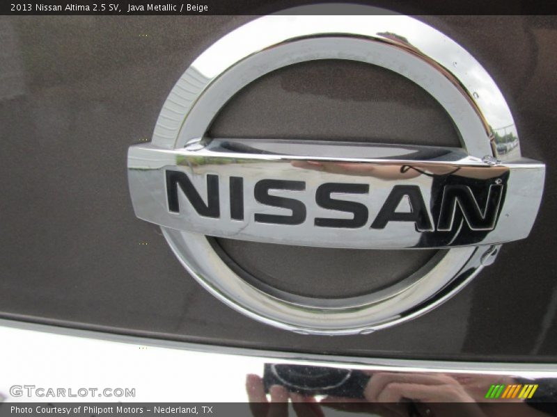 Java Metallic / Beige 2013 Nissan Altima 2.5 SV