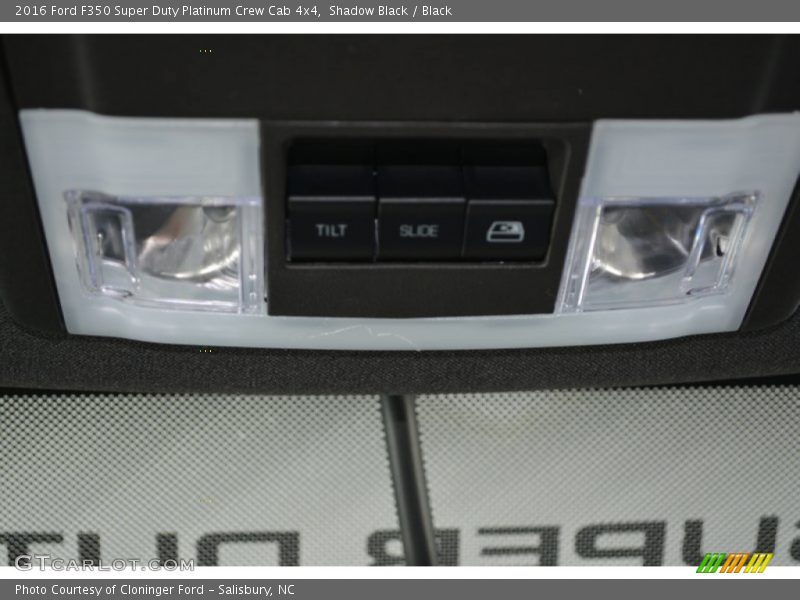 Shadow Black / Black 2016 Ford F350 Super Duty Platinum Crew Cab 4x4