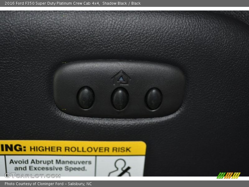 Controls of 2016 F350 Super Duty Platinum Crew Cab 4x4