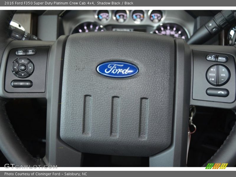 Controls of 2016 F350 Super Duty Platinum Crew Cab 4x4