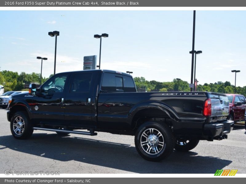 Shadow Black / Black 2016 Ford F350 Super Duty Platinum Crew Cab 4x4