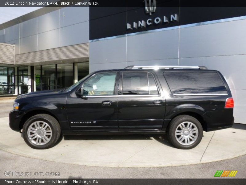 Black / Canyon/Black 2012 Lincoln Navigator L 4x4