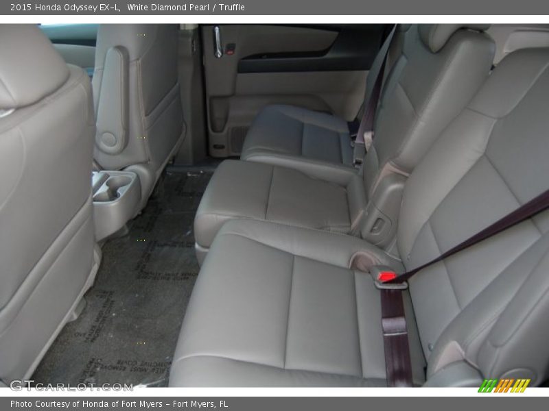 White Diamond Pearl / Truffle 2015 Honda Odyssey EX-L