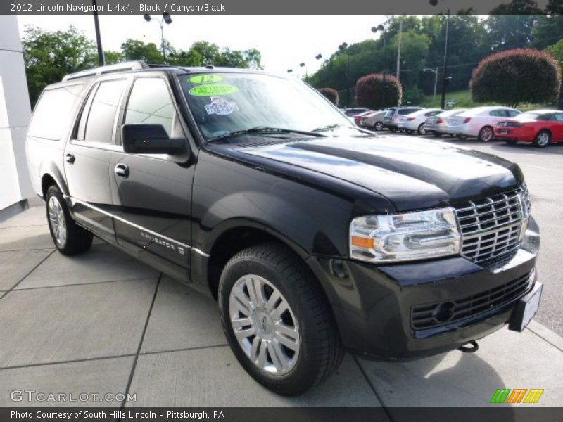 Black / Canyon/Black 2012 Lincoln Navigator L 4x4