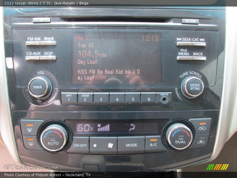 Java Metallic / Beige 2013 Nissan Altima 2.5 SV