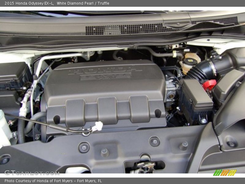 White Diamond Pearl / Truffle 2015 Honda Odyssey EX-L
