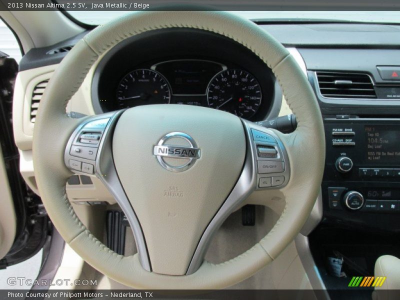 Java Metallic / Beige 2013 Nissan Altima 2.5 SV