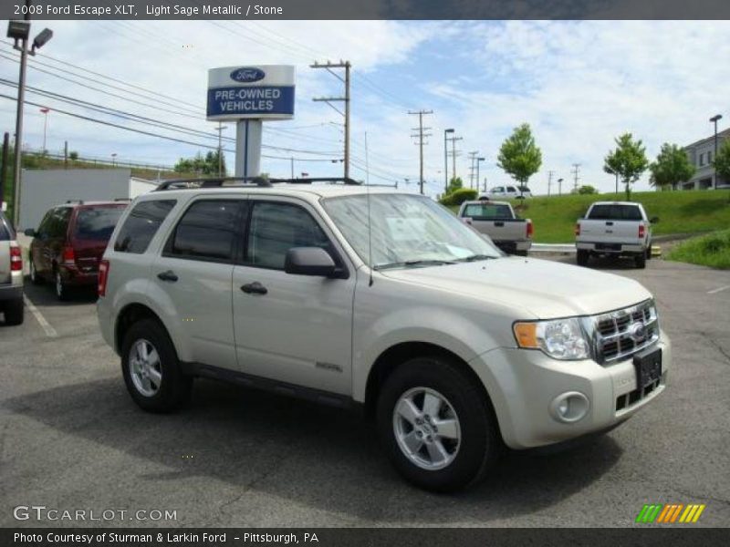 Light Sage Metallic / Stone 2008 Ford Escape XLT