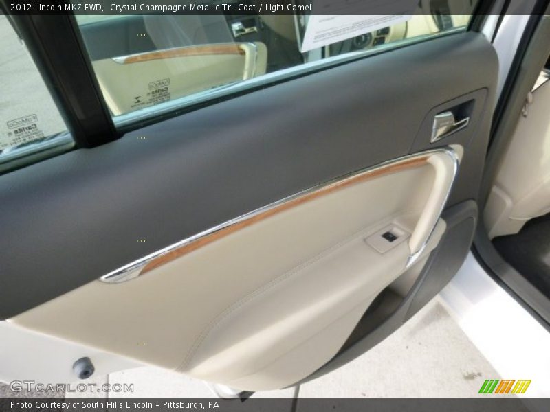 Crystal Champagne Metallic Tri-Coat / Light Camel 2012 Lincoln MKZ FWD