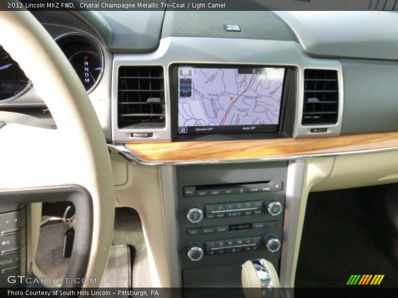 Crystal Champagne Metallic Tri-Coat / Light Camel 2012 Lincoln MKZ FWD