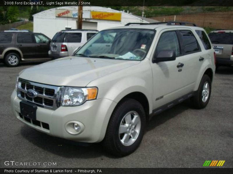 Light Sage Metallic / Stone 2008 Ford Escape XLT