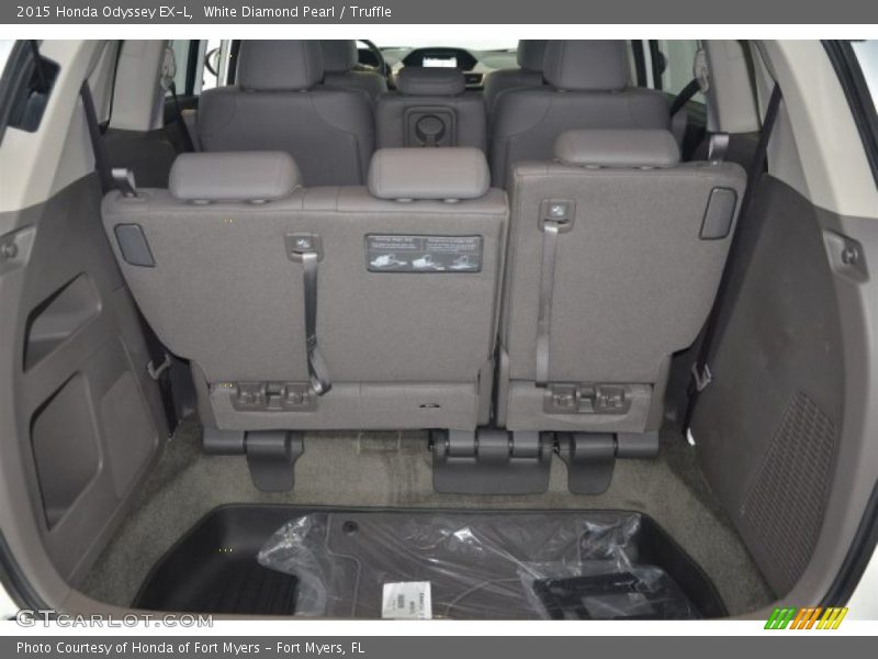 White Diamond Pearl / Truffle 2015 Honda Odyssey EX-L
