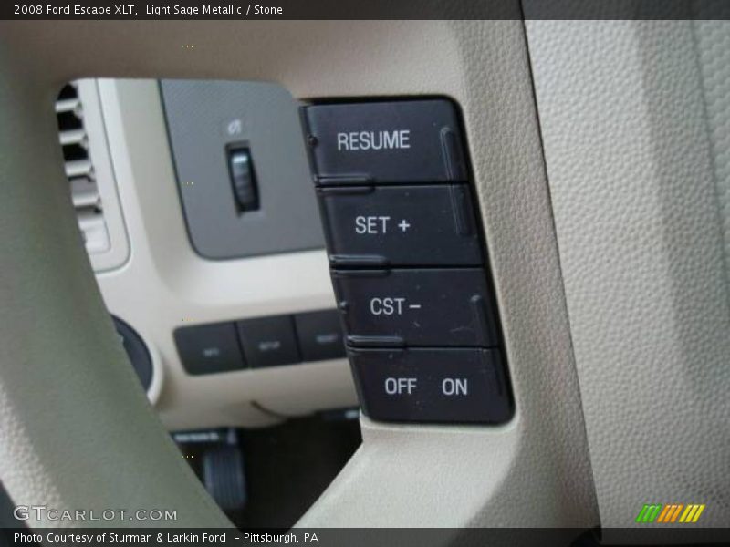 Light Sage Metallic / Stone 2008 Ford Escape XLT