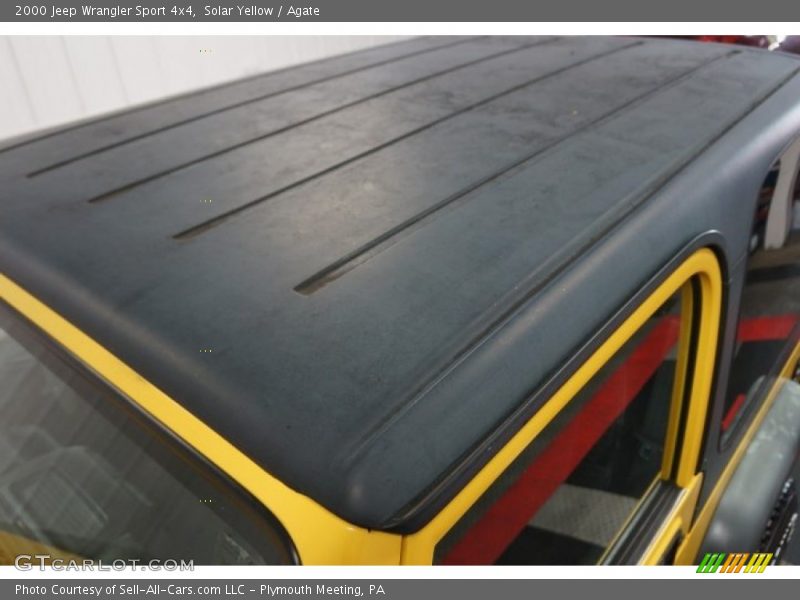 Solar Yellow / Agate 2000 Jeep Wrangler Sport 4x4