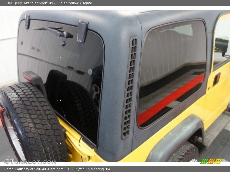 Solar Yellow / Agate 2000 Jeep Wrangler Sport 4x4