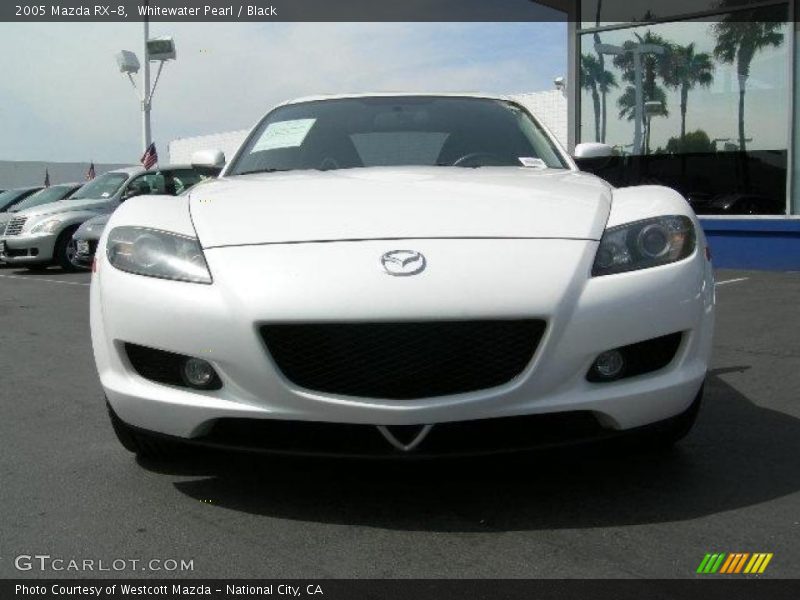 Whitewater Pearl / Black 2005 Mazda RX-8