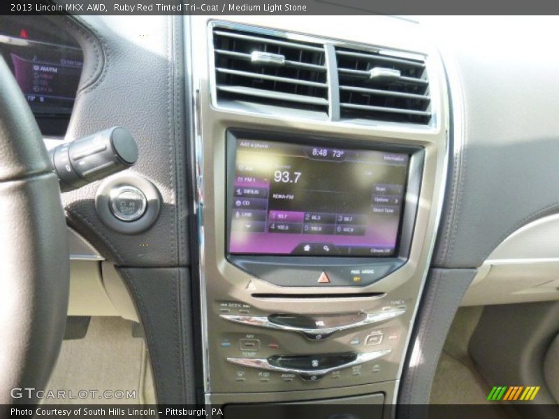 Ruby Red Tinted Tri-Coat / Medium Light Stone 2013 Lincoln MKX AWD