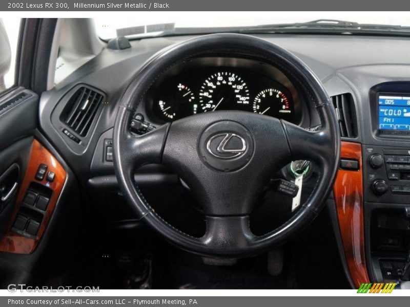 Millennium Silver Metallic / Black 2002 Lexus RX 300