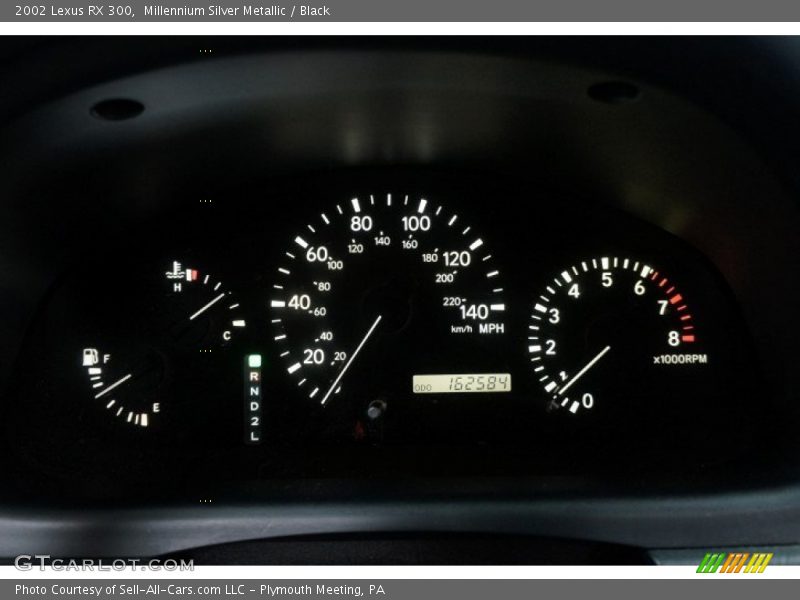 Millennium Silver Metallic / Black 2002 Lexus RX 300
