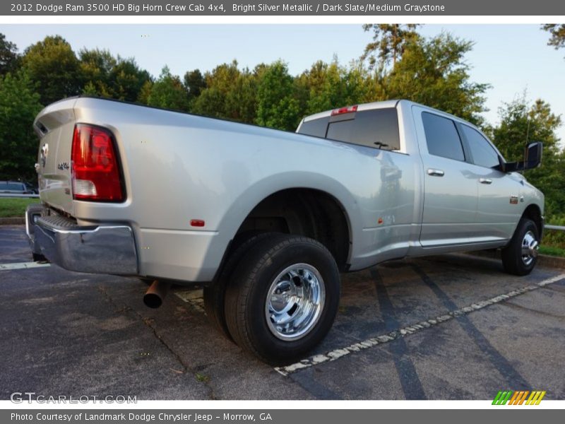 Bright Silver Metallic / Dark Slate/Medium Graystone 2012 Dodge Ram 3500 HD Big Horn Crew Cab 4x4