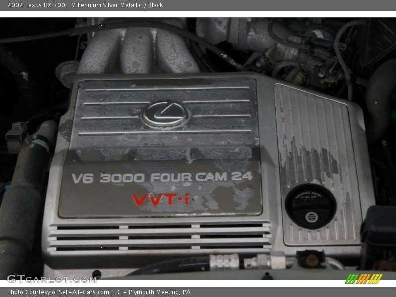 Millennium Silver Metallic / Black 2002 Lexus RX 300