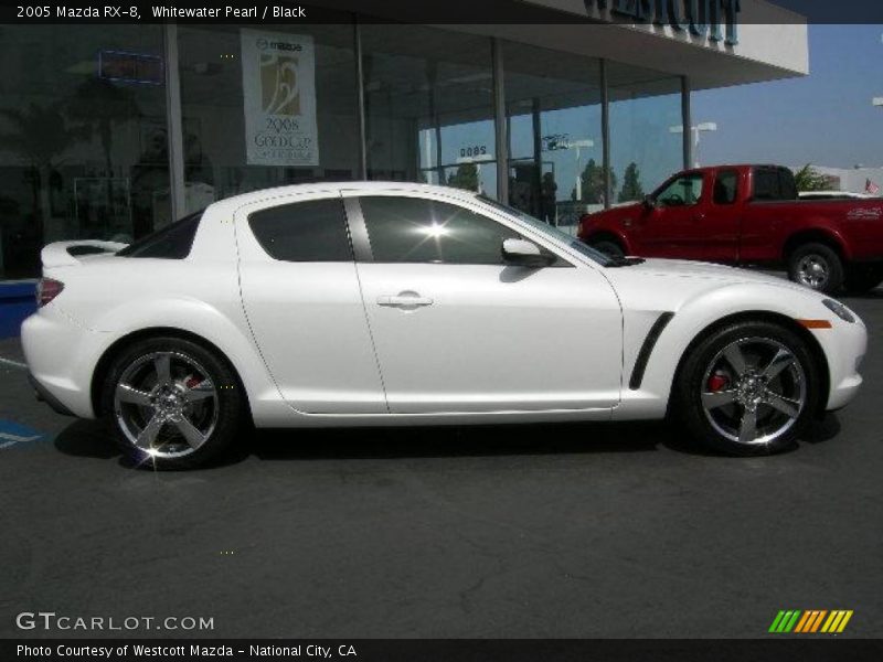 Whitewater Pearl / Black 2005 Mazda RX-8