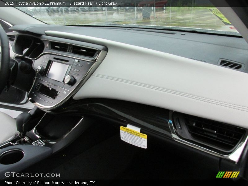 Blizzard Pearl / Light Gray 2015 Toyota Avalon XLE Premium