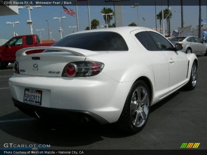 Whitewater Pearl / Black 2005 Mazda RX-8