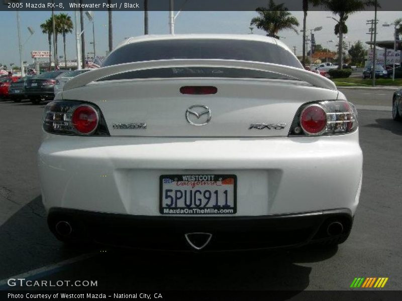 Whitewater Pearl / Black 2005 Mazda RX-8
