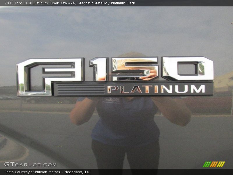 Magnetic Metallic / Platinum Black 2015 Ford F150 Platinum SuperCrew 4x4