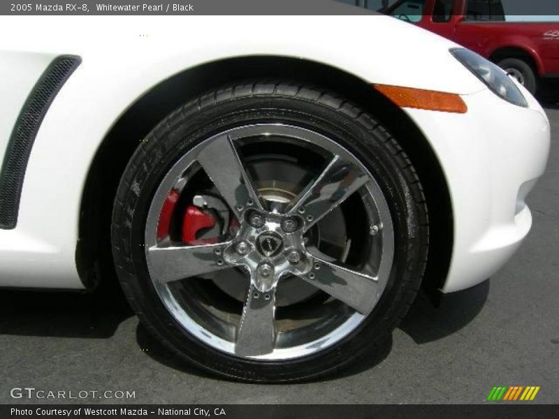 Whitewater Pearl / Black 2005 Mazda RX-8