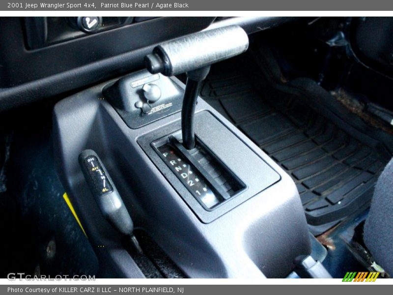 Patriot Blue Pearl / Agate Black 2001 Jeep Wrangler Sport 4x4
