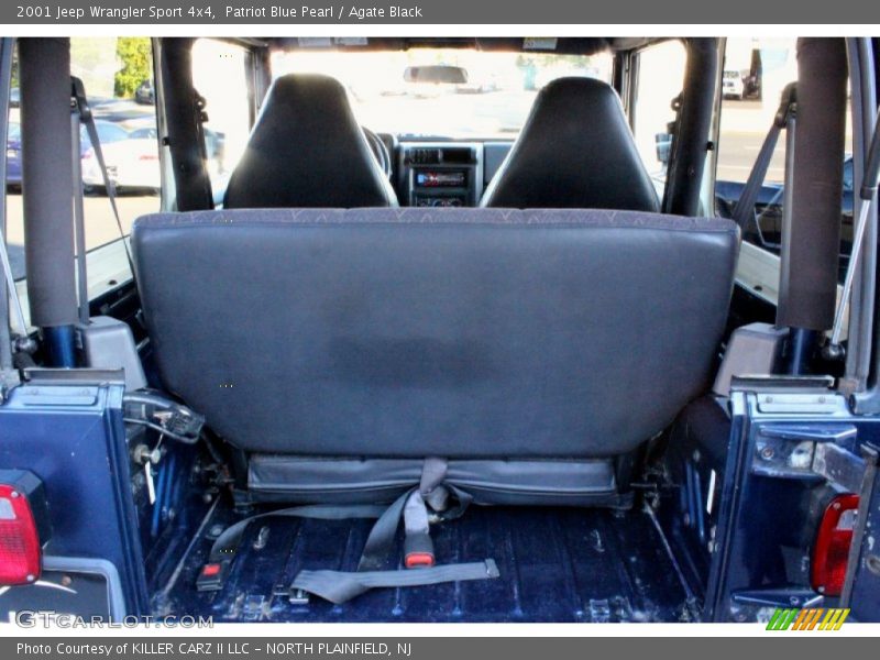 Patriot Blue Pearl / Agate Black 2001 Jeep Wrangler Sport 4x4