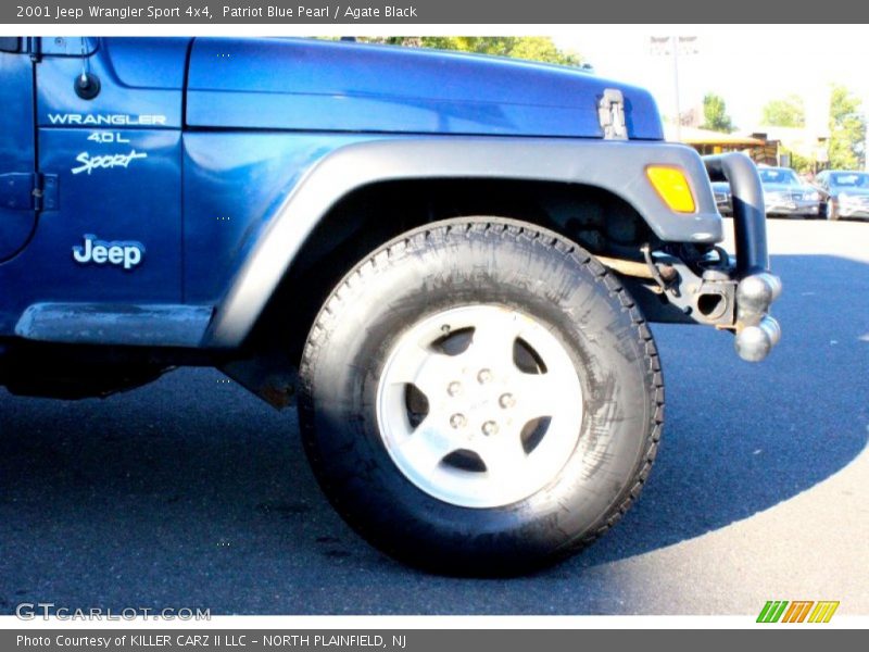 Patriot Blue Pearl / Agate Black 2001 Jeep Wrangler Sport 4x4