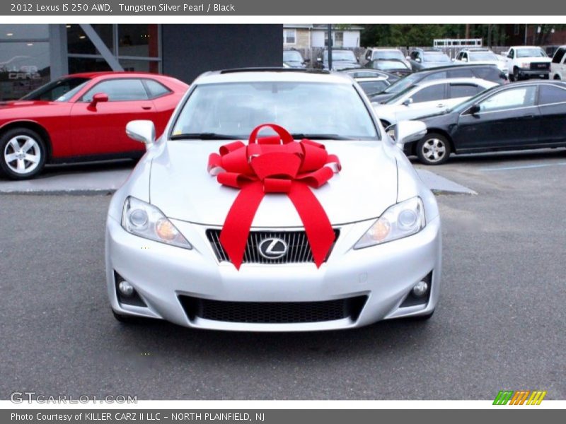 Tungsten Silver Pearl / Black 2012 Lexus IS 250 AWD