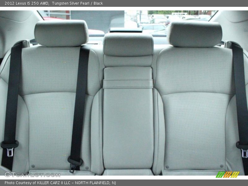Tungsten Silver Pearl / Black 2012 Lexus IS 250 AWD