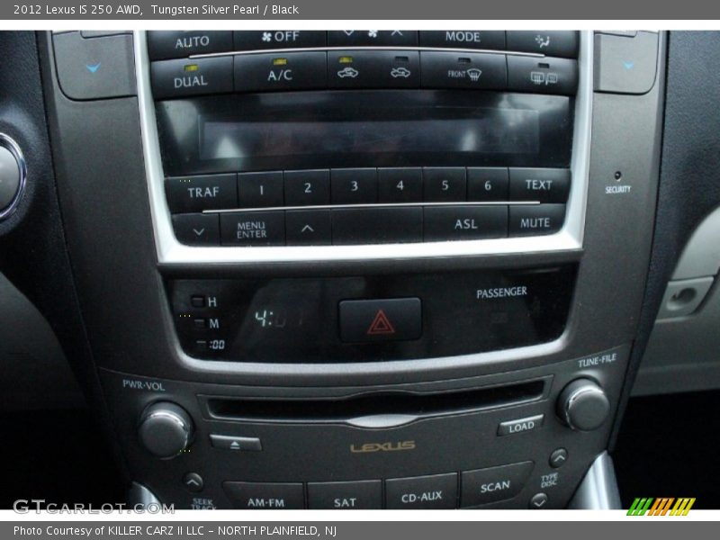 Tungsten Silver Pearl / Black 2012 Lexus IS 250 AWD