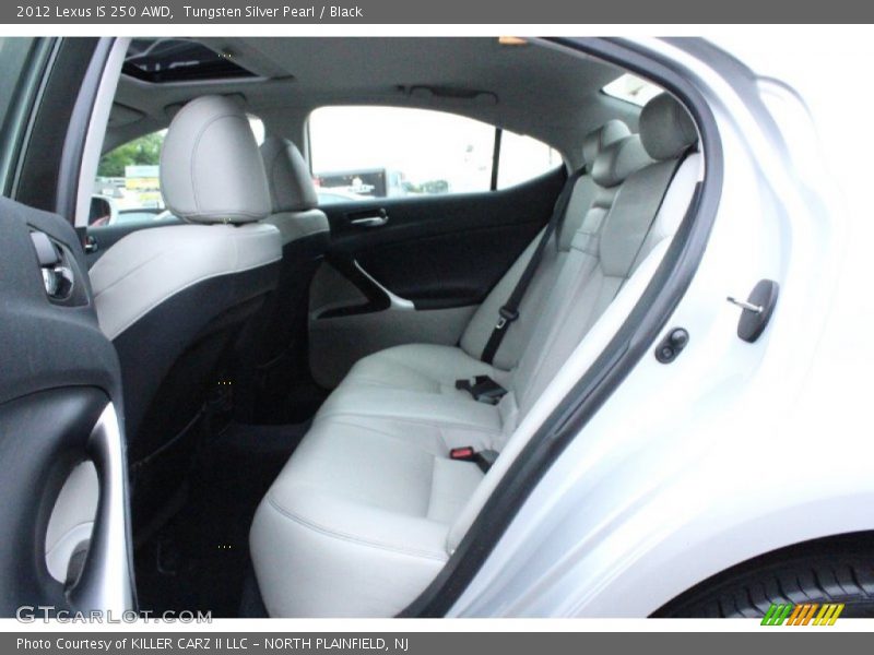 Tungsten Silver Pearl / Black 2012 Lexus IS 250 AWD
